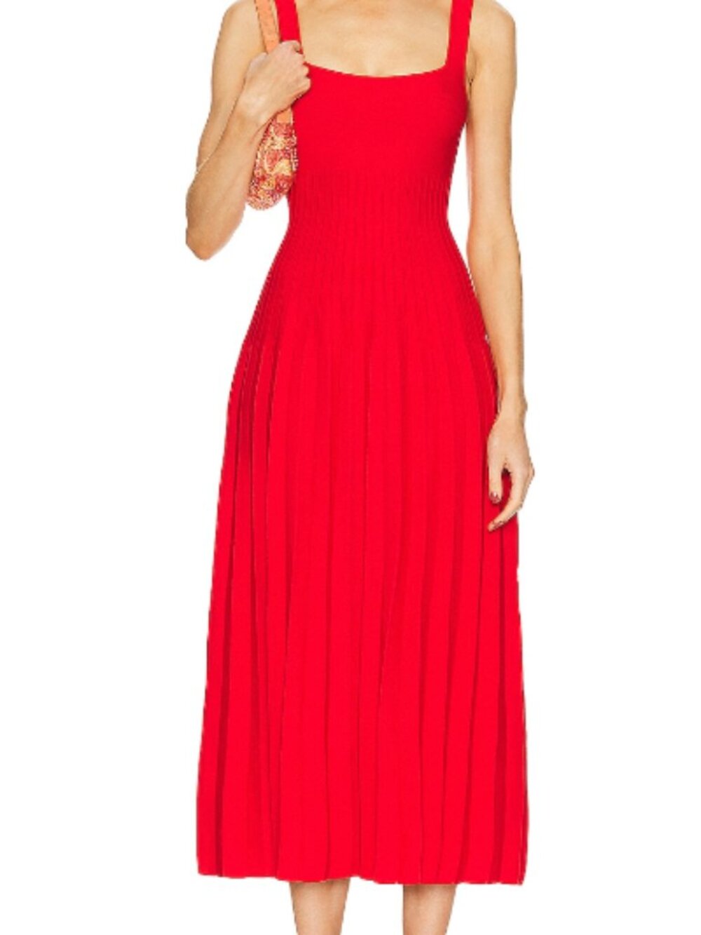 Staud Red Ellison Dress